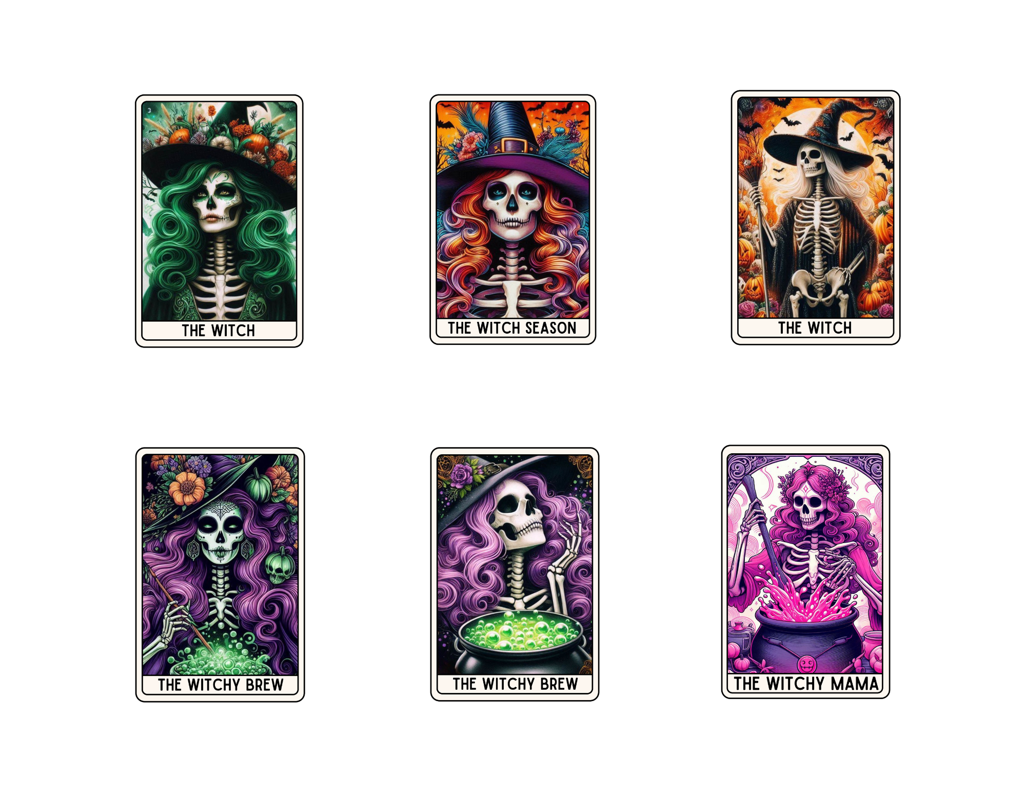 Witch Tarot Stickers