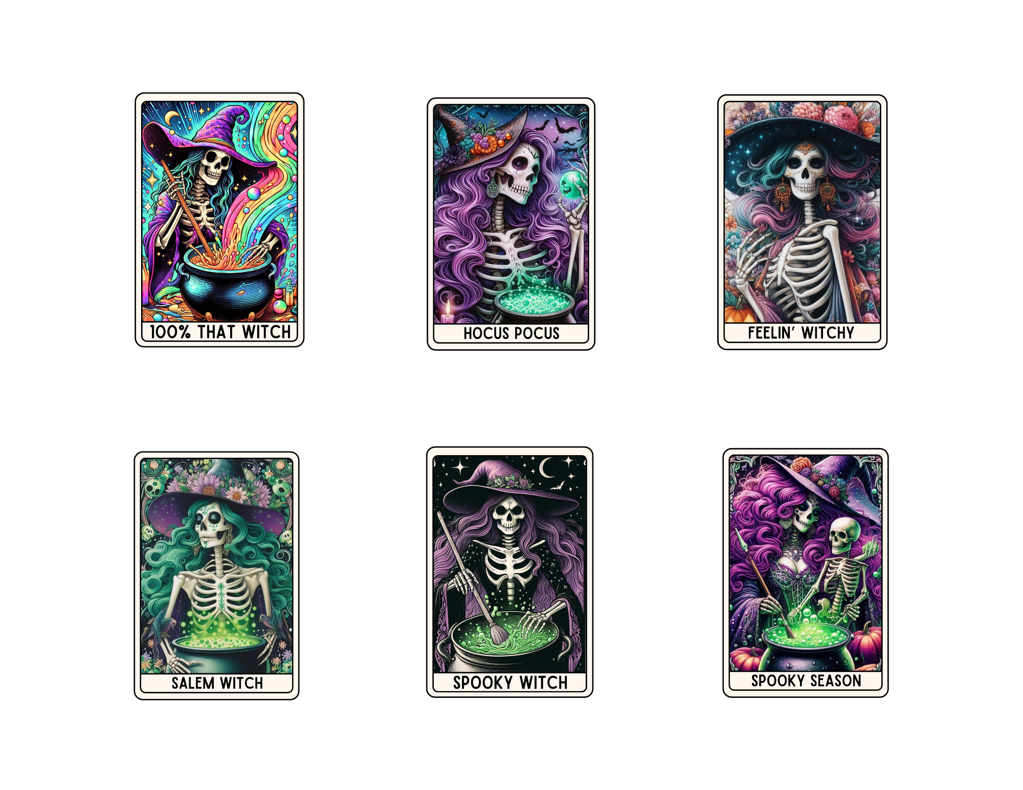 Witch Tarot Stickers