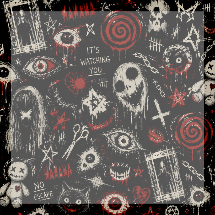 Horror sticky notes