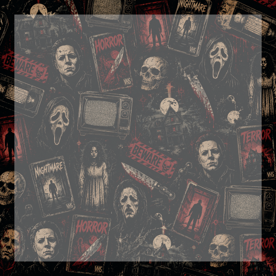ghostface and myers sticky notes